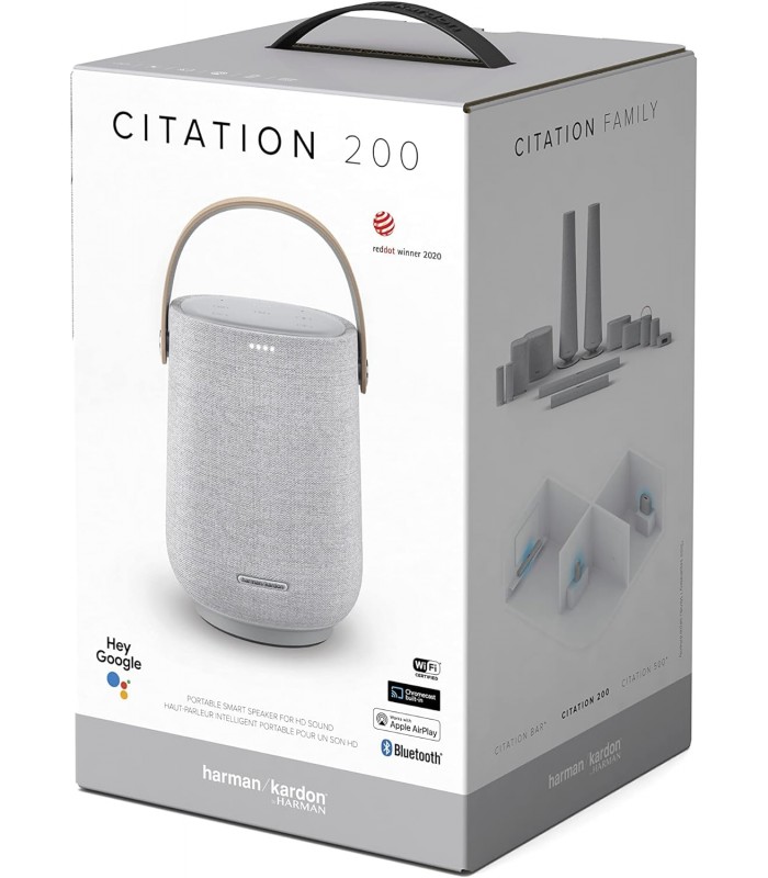 اسپیکر بلوتوثی هارمن‌ کاردن مدل Harman Kardon Citation 200 (رنگ خاکستری)