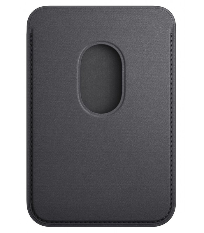 کیف پول مگ‌سیف‌دار اپل مدل iPhone FineWoven Wallet | رنگ مشکی