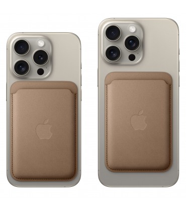 کیف پول مگ‌سیف‌دار اپل مدل iPhone FineWoven Wallet | رنگ زرشکی