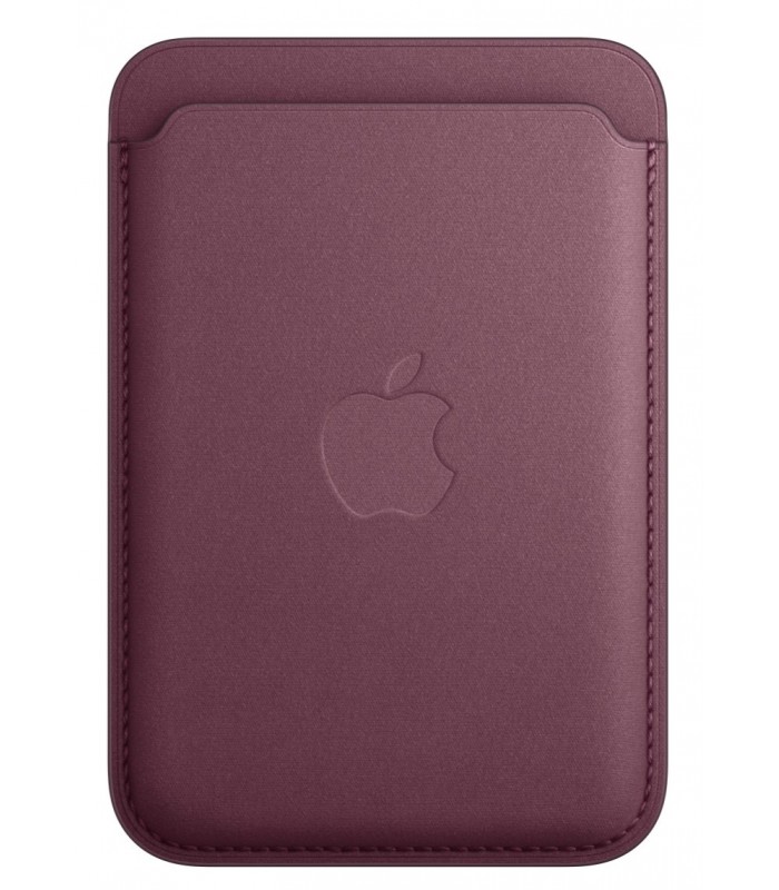 کیف پول مگ‌سیف‌دار اپل مدل iPhone FineWoven Wallet | رنگ زرشکی