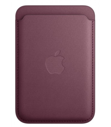 کیف پول مگ‌سیف‌دار اپل مدل iPhone FineWoven Wallet | رنگ زرشکی
