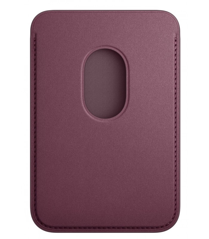 کیف پول مگ‌سیف‌دار اپل مدل iPhone FineWoven Wallet | رنگ زرشکی