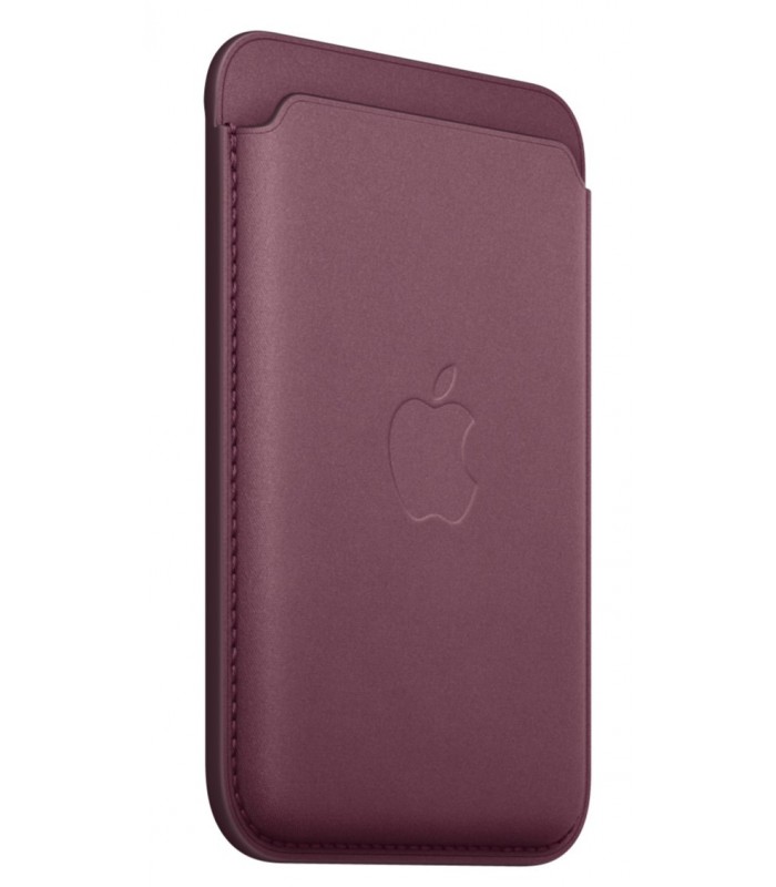 کیف پول مگ‌سیف‌دار اپل مدل iPhone FineWoven Wallet | رنگ زرشکی