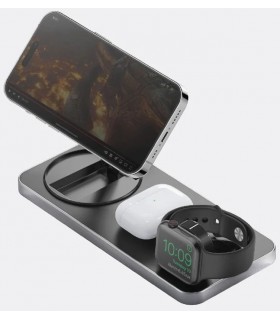 شارژر بی‌سیم ۳ در ۱ انرژیا بازیک مدل Bazic GoMag Station