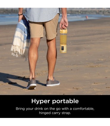 مخلوط کن شارژی نینجا مدل Ninja Blast Portable Blender - BC151EU | رنگ زرد لیمویی