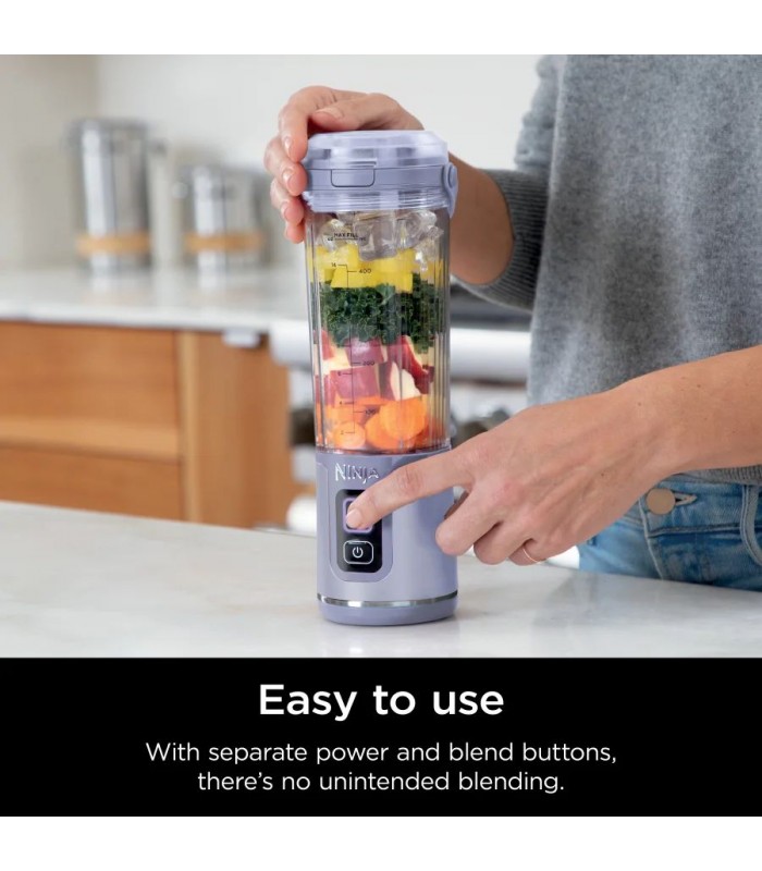 مخلوط کن شارژی نینجا مدل Ninja Blast Portable Blender - BC151EU | رنگ یاسی روشن