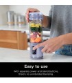 مخلوط کن شارژی نینجا مدل Ninja Blast Portable Blender - BC151EU | رنگ یاسی روشن