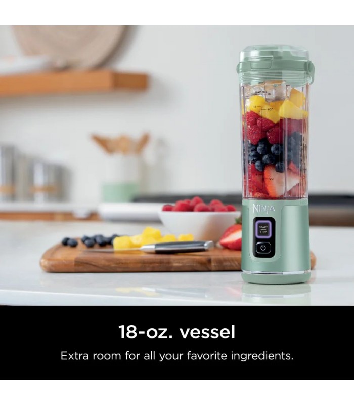 مخلوط کن شارژی نینجا مدل Ninja Blast Portable Blender - BC151EU | رنگ سبز روشن