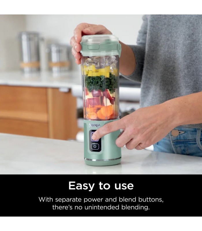 مخلوط کن شارژی نینجا مدل Ninja Blast Portable Blender - BC151EU | رنگ سبز روشن