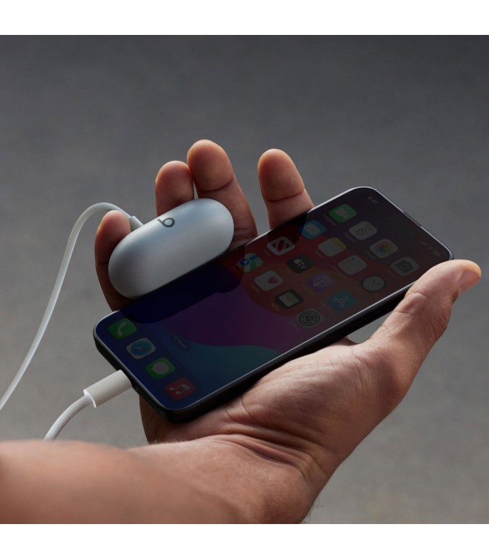 هدفون توگوشی بی‌سیم بیتس سولو بادز مدل Beats Solo Buds | رنگ خاکستری