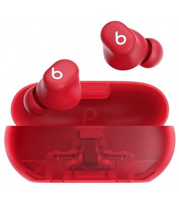 هدفون توگوشی بی‌سیم بیتس سولو بادز مدل Beats Solo Buds | رنگ قرمز