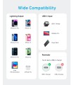 کابل یواس‌بی-سی به لایتنینگ ۹۰ سانتی متری انکر مدل Anker 322 USB-C to Lightning Cable | رنگ سفید