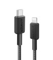 کابل یواس‌بی-سی به لایتنینگ ۹۰ سانتی متری انکر مدل Anker 322 USB-C to Lightning Cable | رنگ سفید
