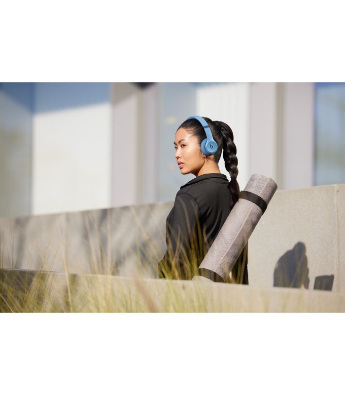 هدفون روگوشی بی‌سیم/باسیم بیتس سولو ۴ مدل Beats Solo 4 | رنگ آبی
