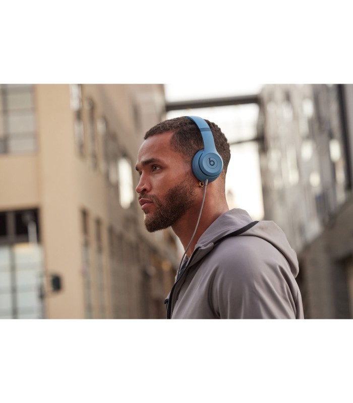 هدفون روگوشی بی‌سیم/باسیم بیتس سولو ۴ مدل Beats Solo 4 | رنگ آبی