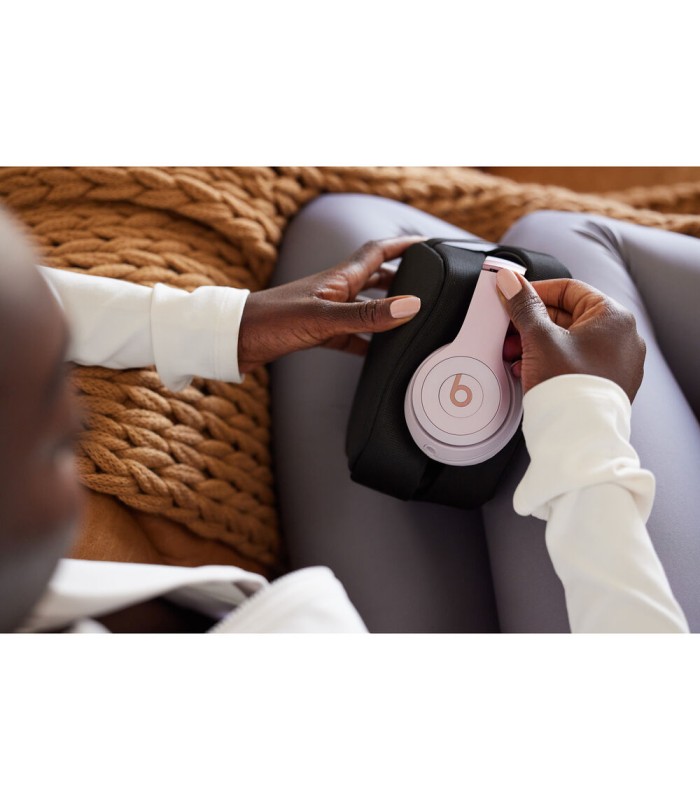 هدفون روگوشی بی‌سیم/باسیم بیتس سولو ۴ مدل Beats Solo 4 | رنگ صورتی