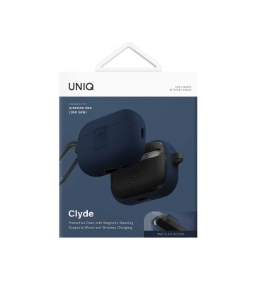 کیس ایرپاد پرو ۲ یونیک مدل UNIQ Clyde-سورمه‌ای-CLYRBLUDGRY