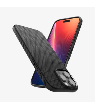 کیس Spigen مدل Liquid Air مناسب iPhone 16 Pro Max-مشکی-ACS07988