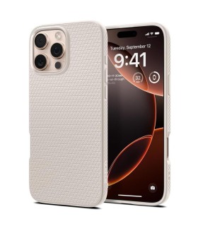 قاب آیفون اسپیگن مدل Spigen Liquid Air مناسب برای آیفون ۱۶ پرومکس | رنگ تیتانیوم