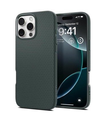 قاب آیفون اسپیگن مدل Spigen Liquid Air مناسب برای آیفون ۱۶ پرومکس | رنگ سبز