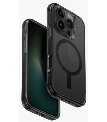 قاب آیفون مگ‌سیف یونیک مدل UNIQ Combat مناسب برای آیفون ۱۶ پرو | رنگ مشکی