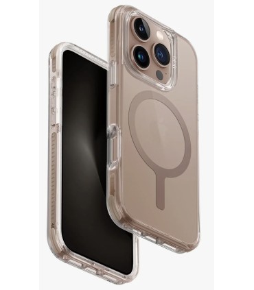 قاب آیفون مگ‌سیف یونیک مدل UNIQ Combat مناسب برای آیفون ۱۶ پرو | رنگ مشکی