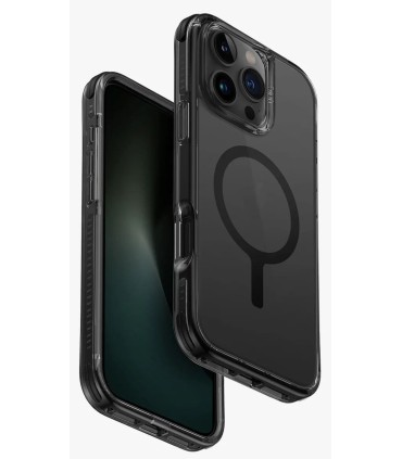 قاب آیفون مگ‌سیف یونیک مدل UNIQ Combat مناسب برای آیفون ۱۶ پرومکس | رنگ نقره‌ای