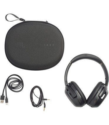 هدفون بی‌سیم/باسیم روگوشی نویزکنسلینگ جی‌بی‌ال مدل JBL Tour One M2 | رنگ مشکی