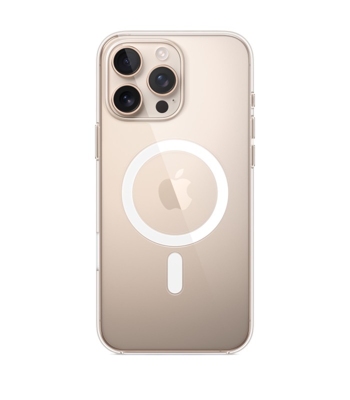 قاب شفاف مگ‌‌سیف اپل مناسب برای آیفون ۱۶ پرومکس-اورجینال iPhone 16 Pro Max Clear Case MagSafe