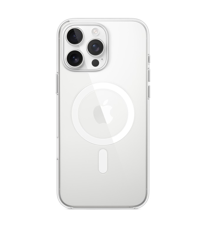 قاب شفاف مگ‌‌سیف اپل مناسب برای آیفون ۱۶ پرومکس-اورجینال iPhone 16 Pro Max Clear Case MagSafe