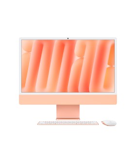 آی‌مک ۲۴ اینچ M4 10-10Core/512GB/24GB مدل Z1K8 - رنگ نارنجی