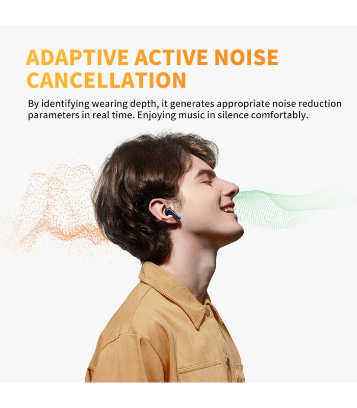هدفون بی‌سیم توگوشی کیو‌ سی‌ وای مدل QCY AilyBuds Pro | رنگ آبی