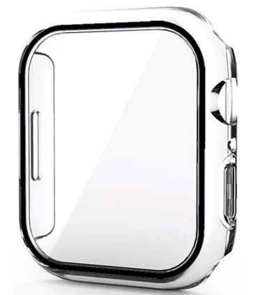 کیس و گلس لیتو مناسب برای اپل واچ سری ۱۰ مدل LITO Glass & Case | سایز ۴۲ میلی‌متری - شفاف