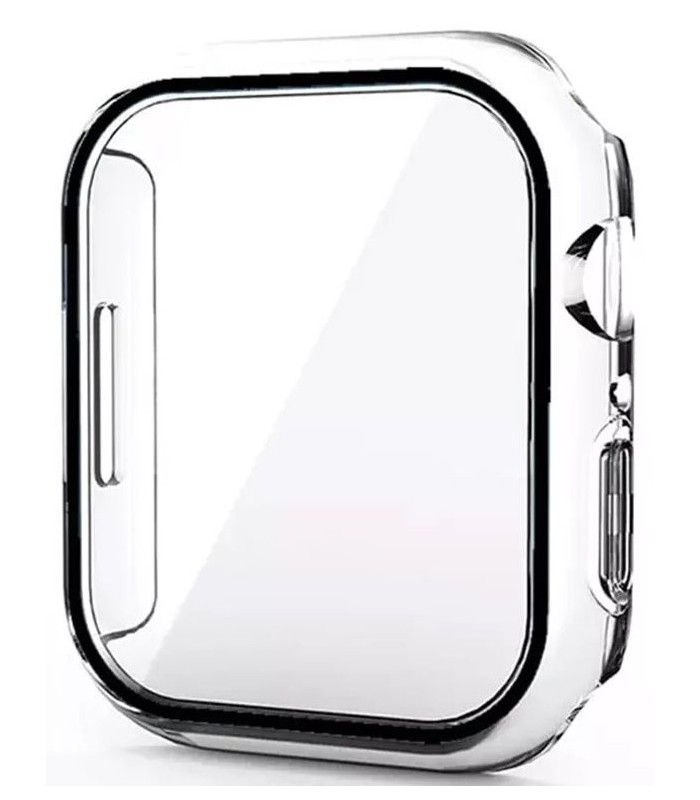 کیس و گلس لیتو مناسب برای اپل واچ سری ۱۰ مدل LITO Glass & Case | سایز ۴۶ میلی‌متری - شفاف