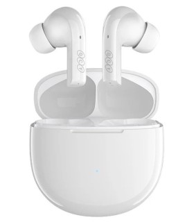 هدفون بی‌سیم توگوشی کیو‌ سی‌ وای مدل QCY T18 | رنگ سفید