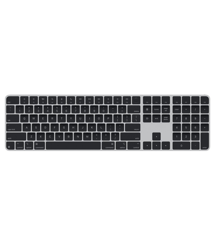کیبورد بی‌سیم اپل به همراه نام‌پد و تاچ آی‌دی مدل Magic Keyboard with Touch ID and Numeric (USB-C) - رنگ مشکی