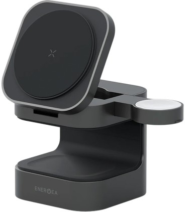 شارژر وایرلس انرژیا MagCube Qi2 Certified 3-in-1