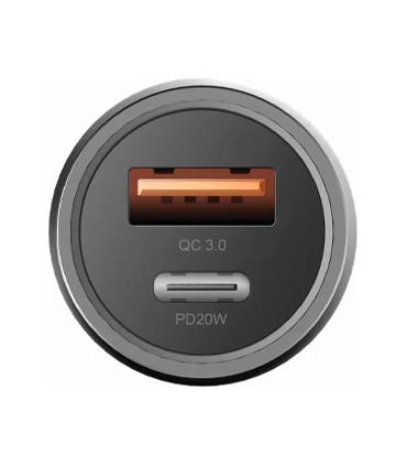 شارژر فندکی انرژیا مدل Energea AluDrive PD20 plus به همراه کابل شارژ USB-A به USB-C