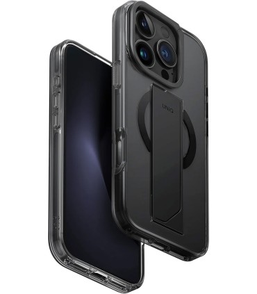 قاب آیفون مگ‌سیف یونیک مدل UNIQ Heldro Max مناسب برای آیفون ۱۶ پرو | رنگ مشکی