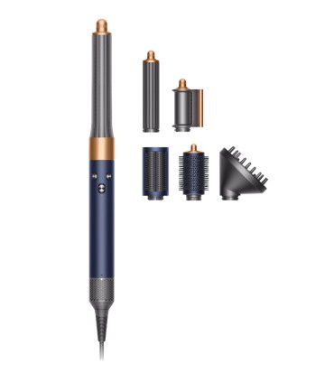 حالت دهنده مو دایسون مدل Dyson Airwrap Complete Long Diffuse (Prussian blue/Copper آبی‌نفتی/مسی)