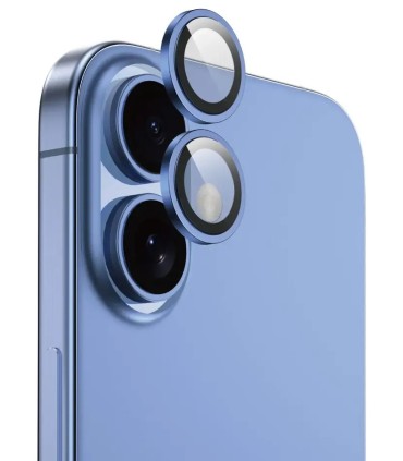 محافظ لنز دوربین گرین مدل Green Lion HD Plus مناسب برای آیفون ۱۶ و ۱۶ پلاس | رنگ آبی