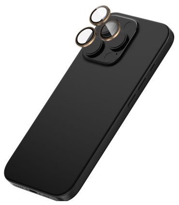 محافظ لنز دوربین زگ مدل ZAGG Glass Elite مناسب برای آیفون ۱۶ پرو و ۱۶ پرومکس | رنگ طلایی