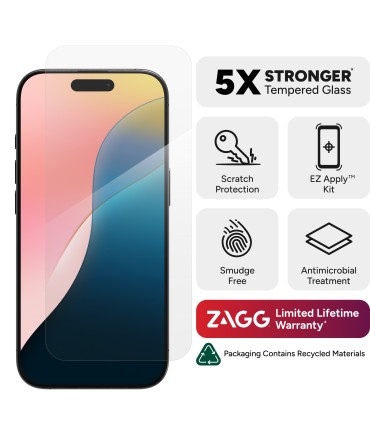 محافظ صفحه‌ نمایش زگ مدل ZAGG Glass Plus مناسب برای آیفون ۱۶ پرو