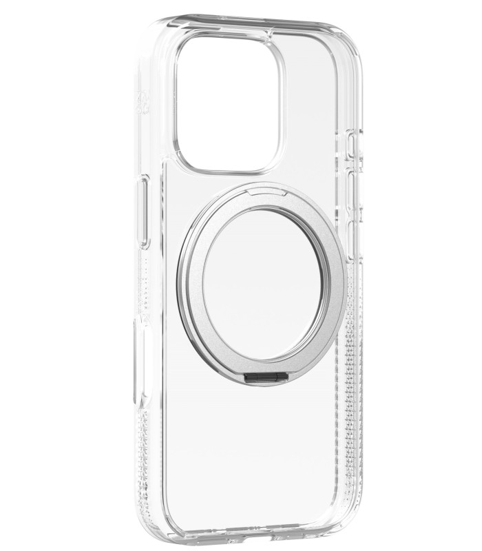 قاب آیفون زگ به همراه حلقه ۳۶۰ مدل ZAGG Clear Snap 360 Ring  مناسب برای آیفون ۱۶ پرومکس
