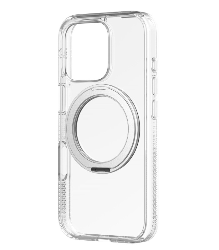 قاب آیفون زگ به همراه حلقه ۳۶۰ مدل ZAGG Clear Snap 360 Ring  مناسب برای آیفون ۱۶ پرومکس