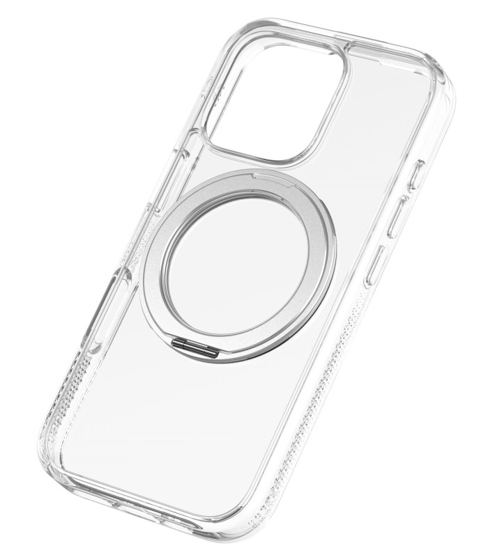 قاب آیفون زگ به همراه حلقه ۳۶۰ مدل ZAGG Clear Snap 360 Ring  مناسب برای آیفون ۱۶ پرومکس