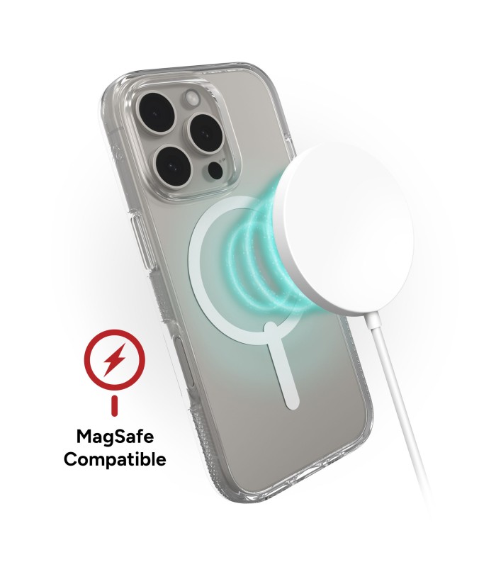 قاب مگ‌سیف آیفون زگ مدل ZAGG Clear Snap Case مناسب برای آیفون ۱۶ پرو