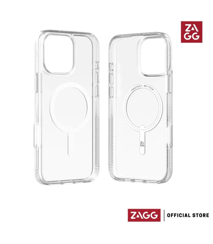 قاب مگ‌سیف آیفون زگ مدل ZAGG Clear Snap Case مناسب برای آیفون ۱۶