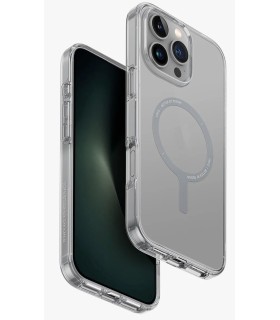 قاب آیفون مگ‌سیف یونیک مدل UNIQ Clario مناسب برای آیفون ۱۶ پرومکس | رنگ نقره‌ای