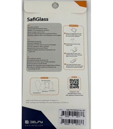 محافظ صفحه‌ نمایش دلفی مدل DELFY SafiGlass مناسب برای آیفون ۱۶ پرومکس